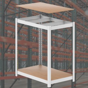 수납 스피드랙 2단 렉 1100 500 1500 mm 거치대 가로 110 cm 작은방 음쓰기 넓은 코스트코 시공 고릴라 랙