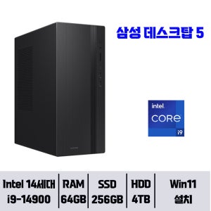 삼성 데스크탑5 DM500TGZ- AD9A Win11Pro / 64GB 램 / NVMe SSD 256GB + HDD 4TB / 윈도우11Pro// YGY