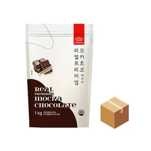 까로망 리얼 프리미엄 모카초코 초콜릿 초콜렛 라떼 파우더 모카초콜릿, 1kg, 10개