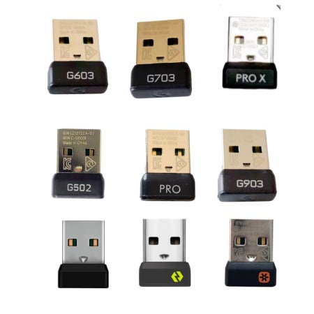 로지텍 마우스 리시버 수신기 USB 지슈라 지프로 G304 G903 유니파잉 로지볼트