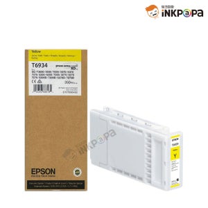 엡손 T6934 정품잉크 노랑 SC-T3000 SC-T5000 SC-T7000