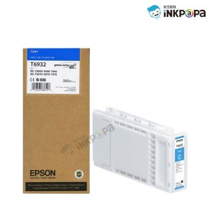 엡손 T6932 정품잉크 청록 SC-T3000 SC-T5000 SC-T7000