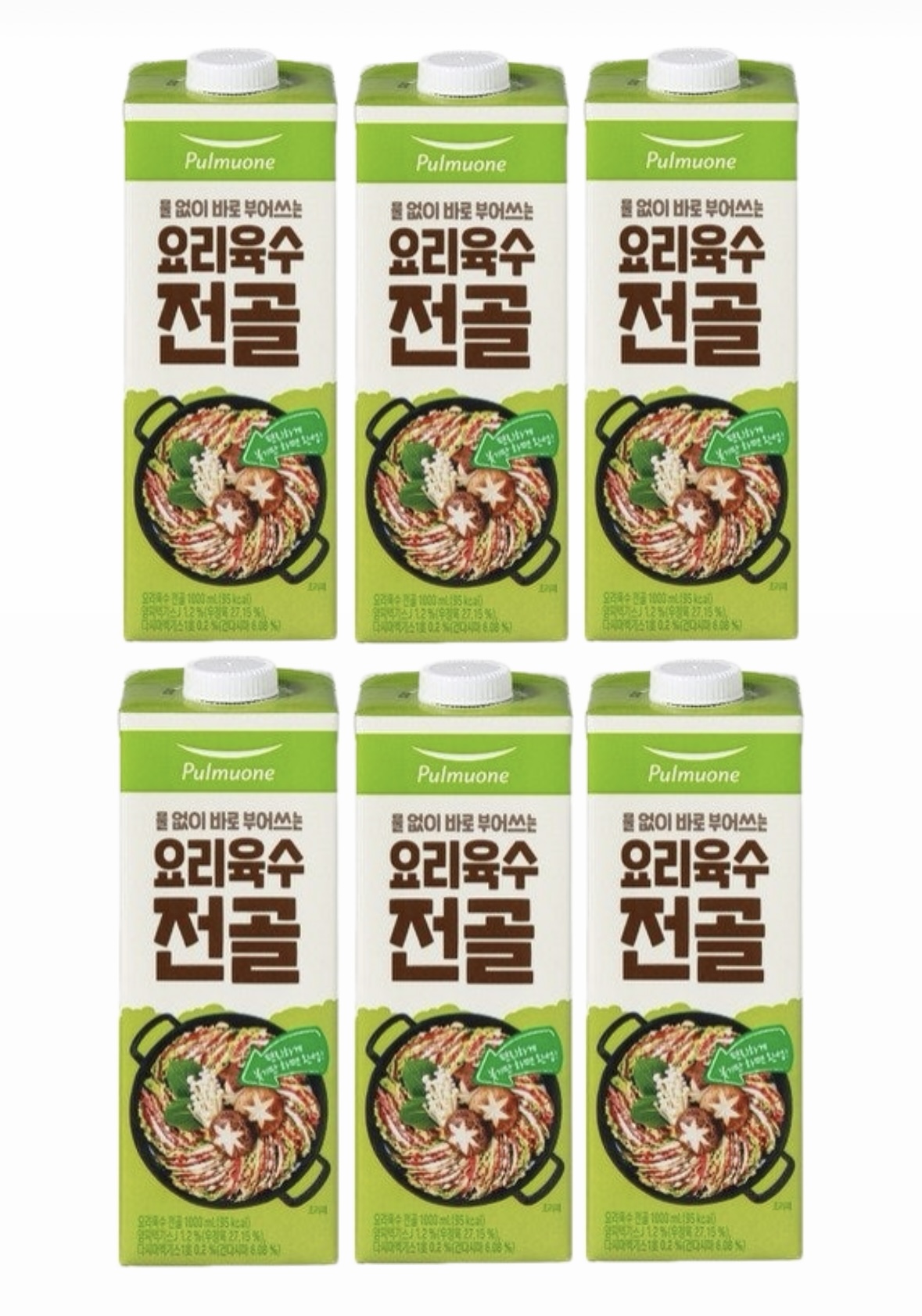 <b>풀무원</b> 요리육수 전골 1000ml X 6개