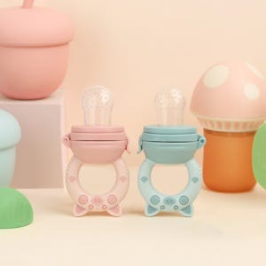 아기 과즙망 유아 영아용 치아 발육기 이앓이 실리콘 과일 쪽쪽이 치발기 국민 과일망