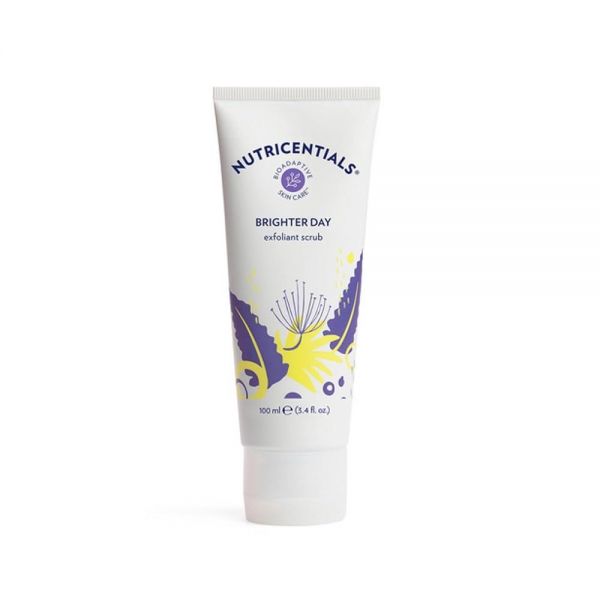 <b>Nuskin</b> Brighter Day <b>각질</b> 제거제 스크럽 - 석류 효소와 천연 미네랄로 빛나는 피부를 드러내어 빛나고 건강한 광채를 선사합니다 - 스킨 케어 루틴을 변화시키세요
