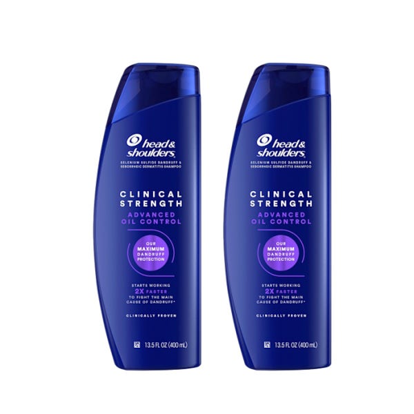 1+1 헤드앤숄더 클리니컬 스트렝스 어드밴스드 오일 컨트롤 비듬 샴푸 400ml