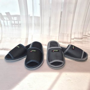 극세사 매쉬 청소슬리퍼1set 탈부착 간편 발걸레 청소거실화 층간소음방지 극세사 리필패드
