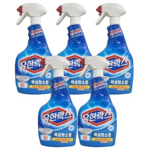 유한양행 유한락스 욕실청소용 715ml, 5개