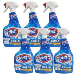 유한양행 유한락스 욕실청소용 715ml, 6개