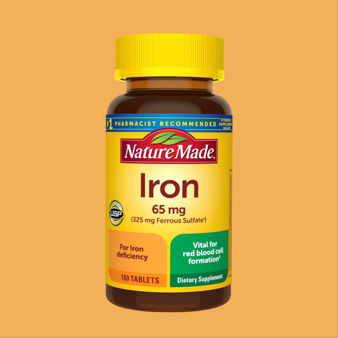 네이처 메이드 철분 <b>아이언 65mg</b> 180정