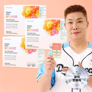투퍼데이 액티브 멀티비타민 120정, 3개