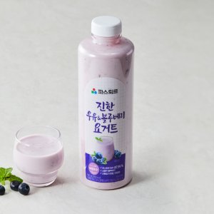 [본사직영] 파스퇴르 진한 우유 & 블루베리 요거트 900ml, 1개