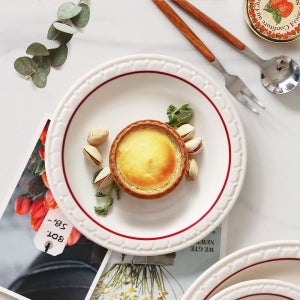 시라쿠스 레트로 접시 쉐난고 카디날 빈티지 디저트 카페 플레이트 14cm