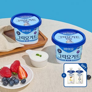 매일바이오 그릭요거트 플레인 대용량 400g 2개 [+ 그릭요거트 TO-GO 2종(플레인/허니) 증정]_냉장