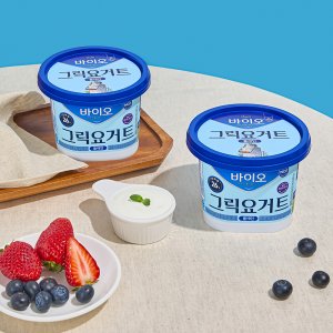 매일바이오 그릭요거트 플레인 대용량 400g 2개_냉장