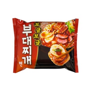 [워나점빵] 농심 보글보글부대찌개면 멀티팩 127g X4개입 1묶음
