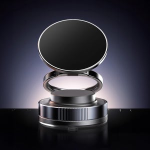 쉽게착 360도 회전 진공흡착 맥세이프 휴대용 탁상용 거치대 블랙 1개