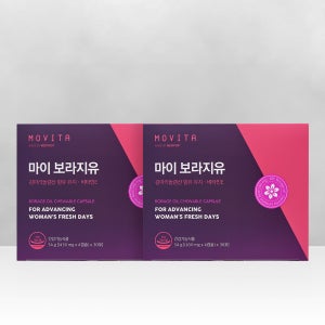 모비타 마이 보라지유 감마리놀렌산 PMS 피부면역 여성 영양제 30일분 120캡슐, 2개