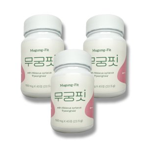 무궁핏 정 무궁화 평화 22.5g 500mg x 45정 3개