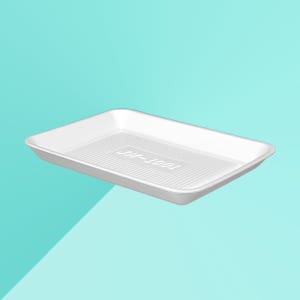 PSP 트레이 스티로폼용기 정육포장 1001호 백색 300개