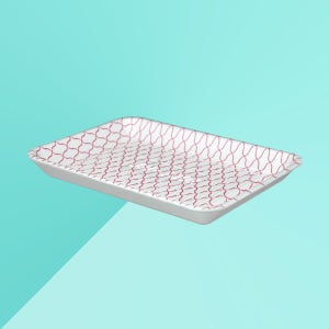 PSP 트레이 스티로폼용기 정육포장 1001호 적그물 300개