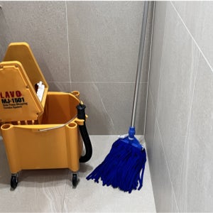 라보 마포짤순이 대 걸레 탈수기 노랑 청소 마대 탈수 물 밀대 짤발이