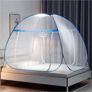 원터치 미니 모기장 1인용 침대 텐트 간편 설치 접이식 여름용 벌레차단