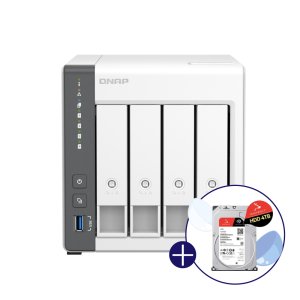 (행사제품)큐냅 QNAP TS-433-KR NAS 4Bay 스토리지 Ironwolf Pro 4TB x 1개 HDD 포함