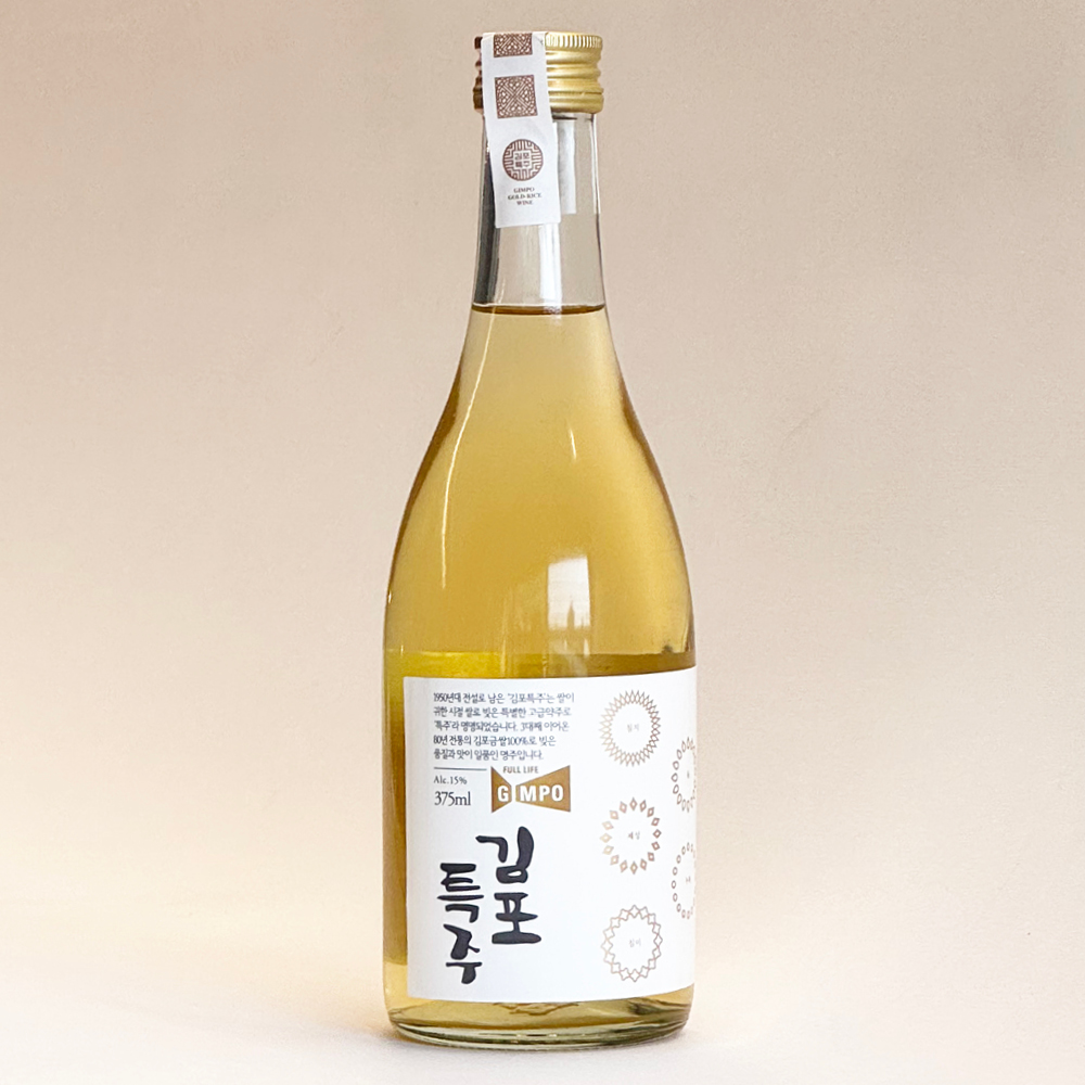 김포특주 15도 375ml 김포 선호막걸리 김포금쌀 살균 약주