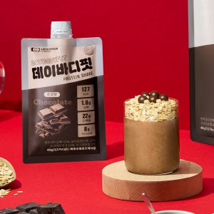 데이바디핏 분리유청 단백질 쉐이크 식사대용 프로틴 파우더 초코맛 1팩 (7개입)