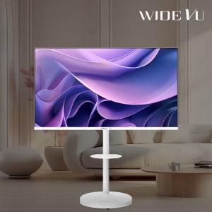 와이드무빙뷰 화이트에디션 삼탠바이미 셋트 139cm(55인치) 4K UHD QLED 스마트 이동식 TV 중소바이미 삼텐바이미