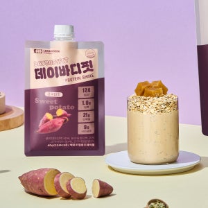 데이바디핏 분리유청 단백질 쉐이크 식사대용 프로틴 파우더 고구마맛 1팩 (7개입)