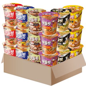 농심 누들핏 컵라면18개(육개장사발면 김치 마라탄탄 튀김우동 짜파 카구리)각3개 MD041