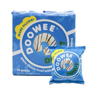 듀이도넛 화이트 초코맛 42g x 10 (1팩) 소비기한 26.03.24 도넛츠 간식빵