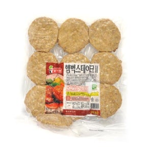 롯데 햄벅스테이크 패티 600g x 10개
