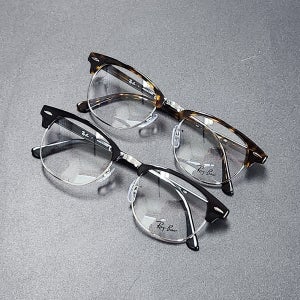 레이벤 클럽마스터 RB 5154 사각 클래식 반무테 하금테 안경테