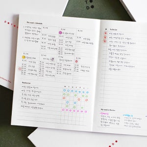 두투두 위클리플래너 체크리스트 스케줄표 생활계획표 다이어리 해빗 골트래커 일정표 ADHD