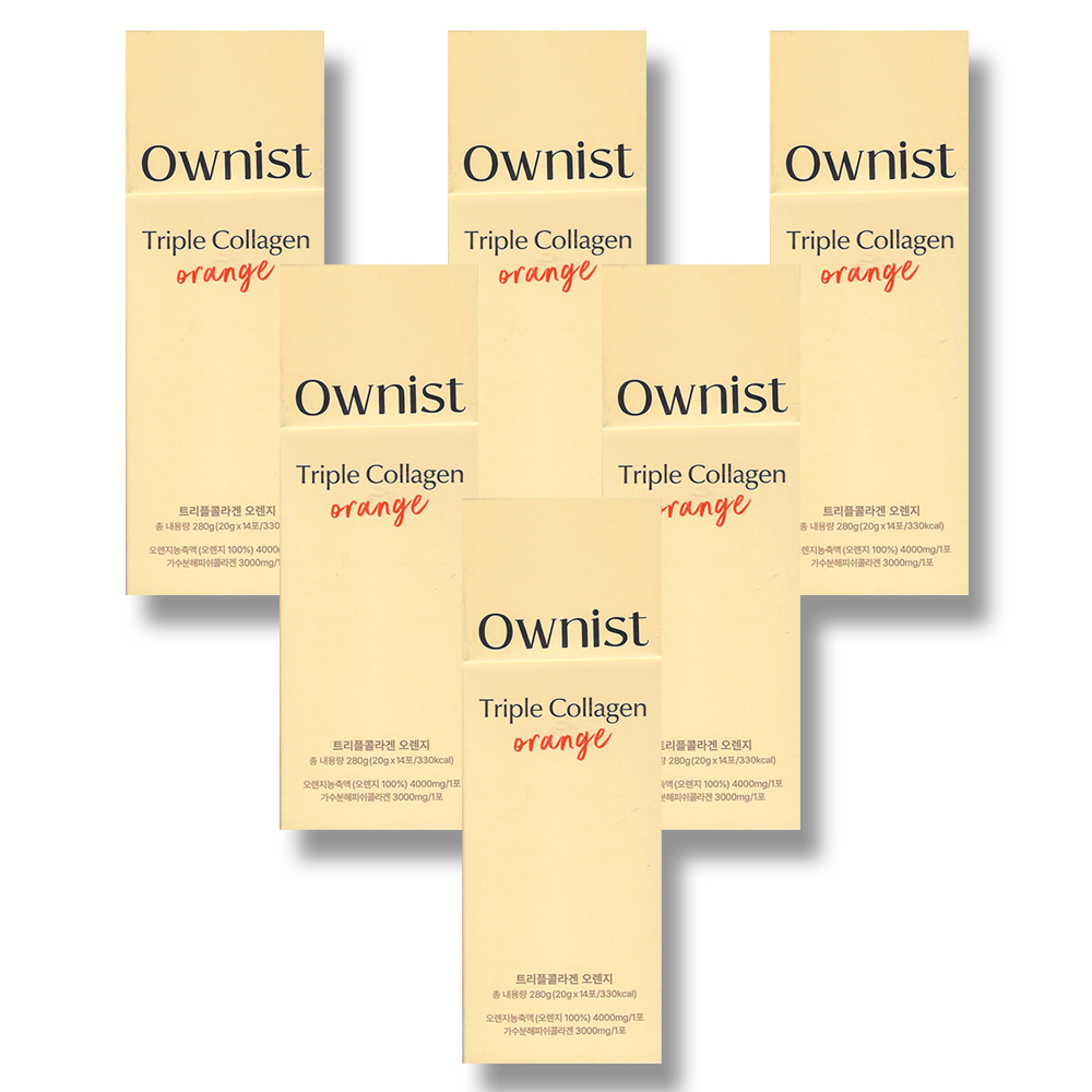 오니스트 <b>트리플콜라겐 오렌지</b> 20g x 14포 6개