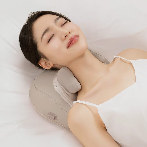 빌라르 목 어깨 베개 마사지기 승모근 안마기