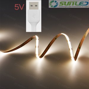 COB LED바 플렉시블 제작바 50cm부터 5V USB 인테리어 스트립 면발광 줄조명