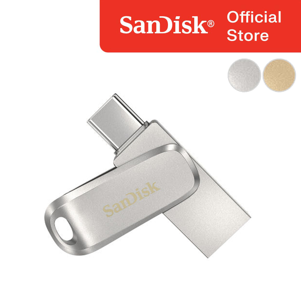 샌디스크 울트라 듀얼 럭스 USB 3.1 OTG 실버 128GB