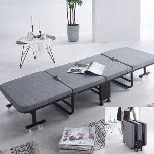 접이식 침대 간이 엑스트라베드 공간활용 이동식 사무실 월베드 접는 4단