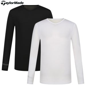 테일러메이드25SS 남성골프여름 V넥 20D 베이스레이어 티셔츠 이너 긴팔 메쉬 O2745