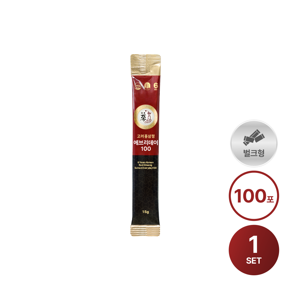 PNBG 풍년보감 에브리데이100 홍삼정 진액스틱 선물세트 100포, 1개