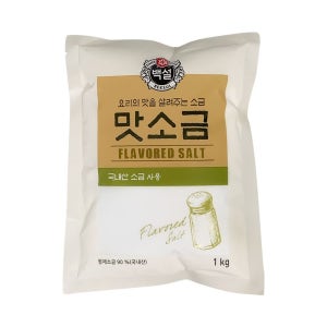 제일제당 CJ 백설 맛소금 1kg, 10개