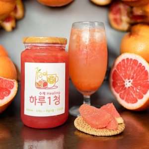 [수제자몽청 650g] 하이볼엔 하루1청 - 자몽에이드 고급 수제청 과일청 답례품 선물세트