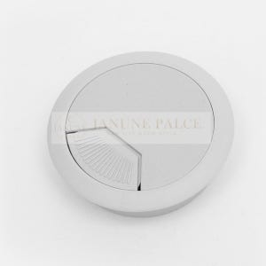 재넌 회전 전선캡 그레이 원형 마개 책상 타공 구멍 홀 커버 20P 가구부품 케이블커버