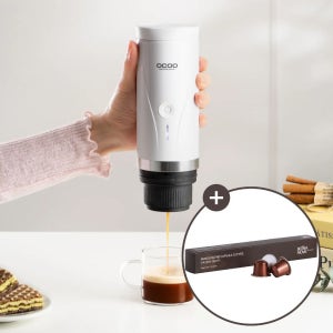 오쿠 핸드프레소 캡슐 호환 휴대용 커피 머신 OCC-EC800WH 에스프레소 메이커