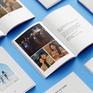 바인딩 포토북 커플포토북 셀프 여행 프로포즈 앨범 카톡으로 쉽게 제작