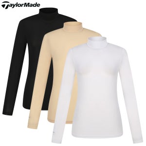 테일러메이드25SS 여성골프여름 20D 하이넥 베이스레이어 이너 긴팔 반목 냉감 O6742